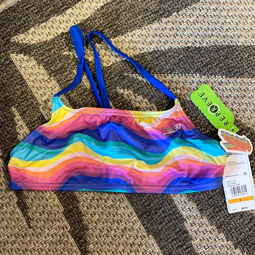Speedo eco endurance bikini top never worn with tags attached